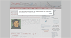 Desktop Screenshot of onlinezeitung24.de