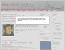 Tablet Screenshot of onlinezeitung24.de